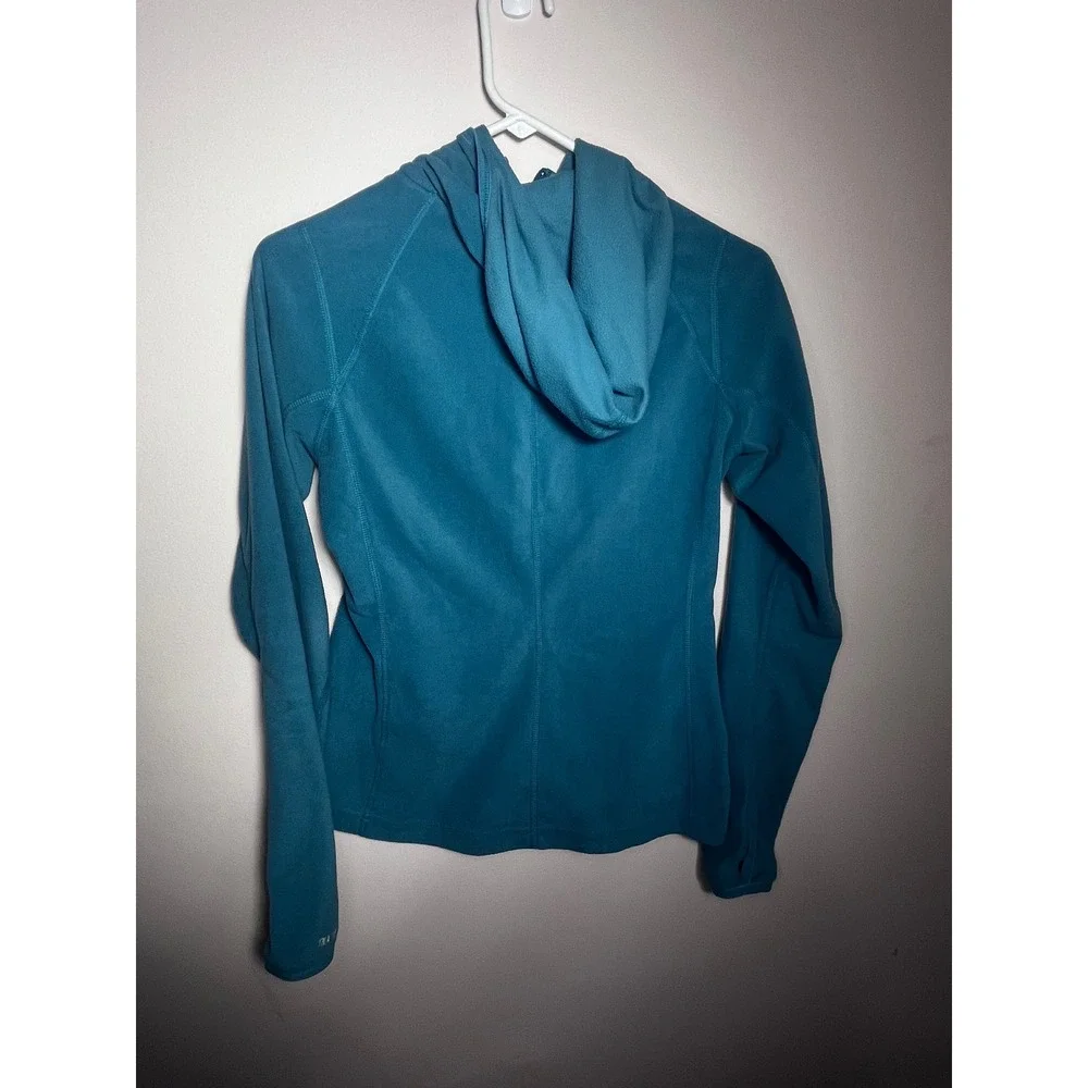 The North Face TKA 100 Hooded Fleece Jacket Women's XS Blue Full Zip Hoodie - Picture 5 of 11